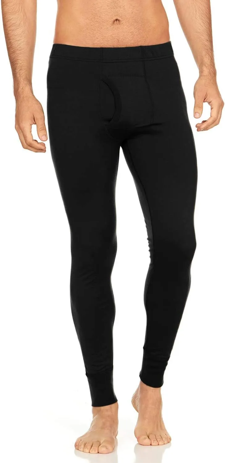 100% Merino Wool Bottoms Men's Base Layer Pants - Long Johns - Thermal Underwear