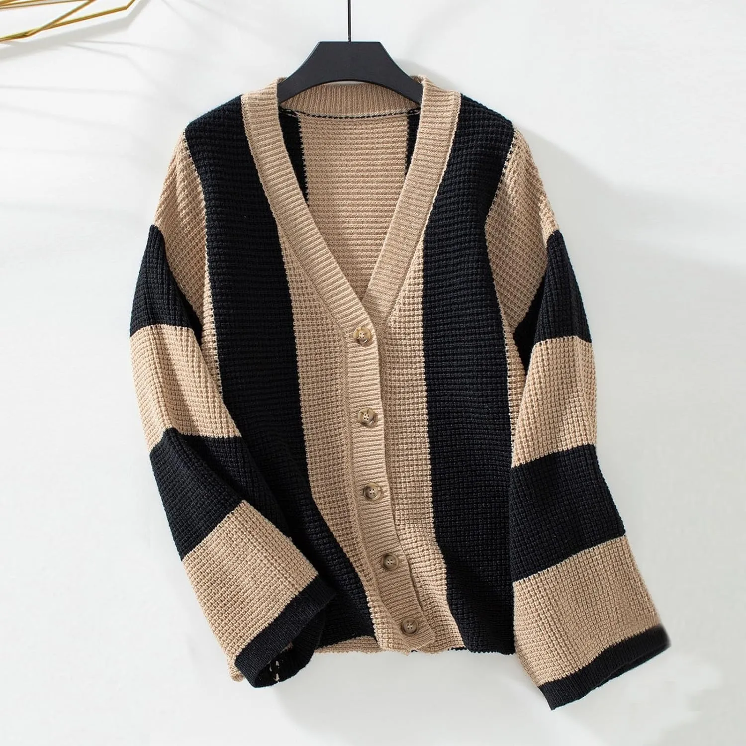 2024 Long Sleeve Cardigans For Women Oversized Comfy Open Front Knit Sweaters Chunky Soft Button Down Fall Cardigans