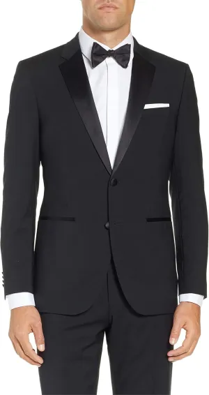 Adam Baker Men's Classic & Slim Fit Two-Piece Formal Tuxedo Suit - Available in Many Sizes & Colors