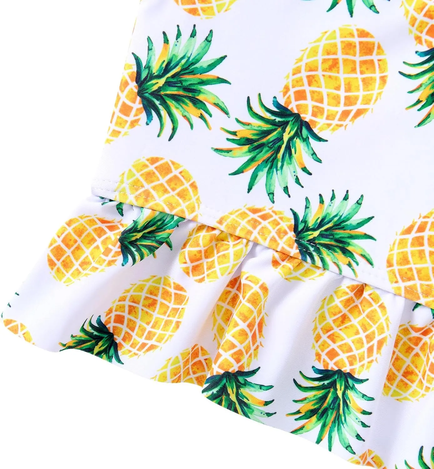 Ahegao 6M-3T Baby Girls Swimsuits for Toddlers Kids 3pcs Bathing Suits Bikini