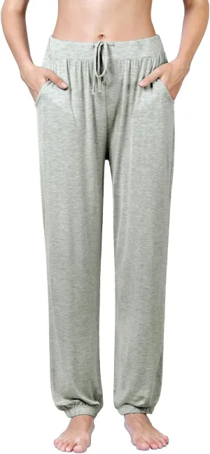 Air Curvey Casual Womens Pants Soft Lounge Pants Sleep Pajama Bottoms With Pocket