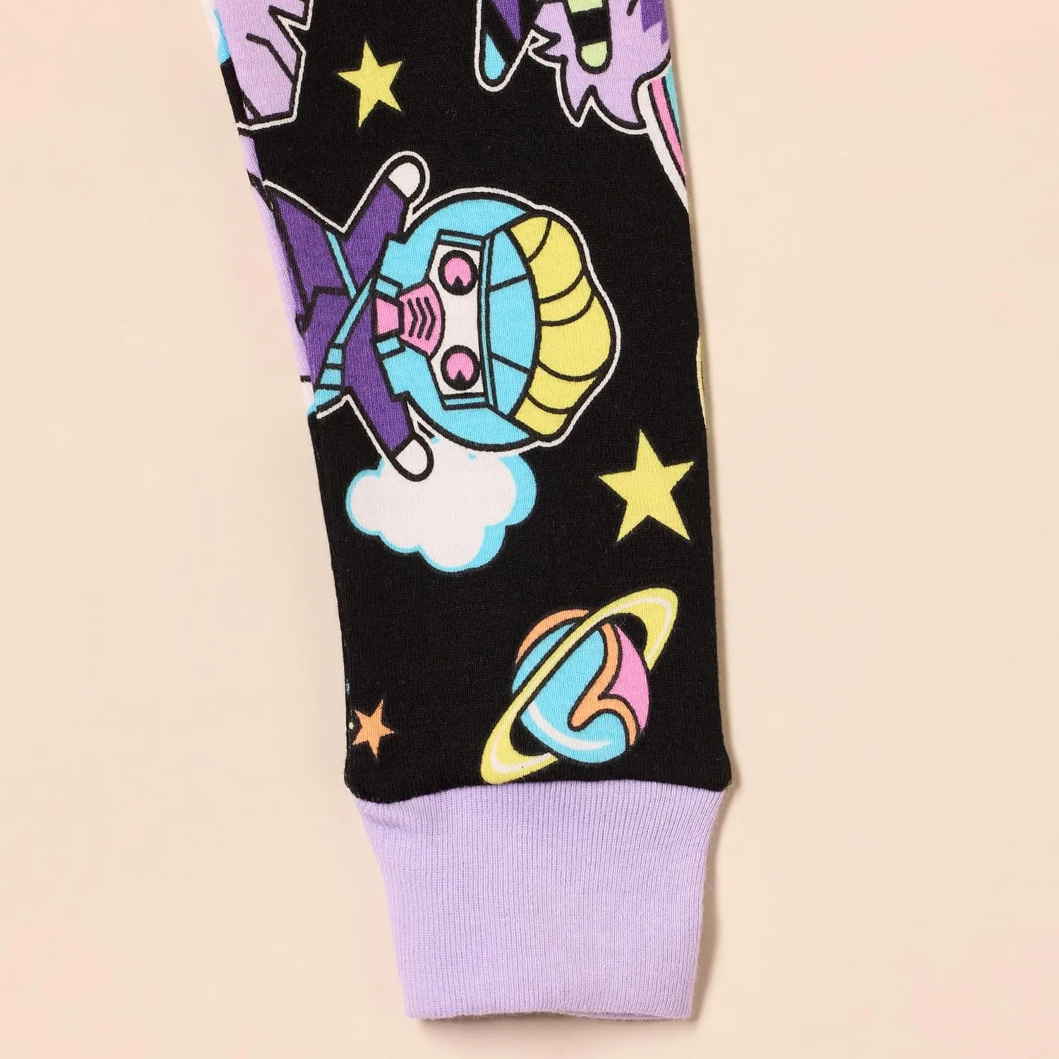 Amazon Essentials Disney | Marvel | Star Wars Babies, Toddlers, and Girls' Pajama Set, 4-Piece (Previously Spotted Zebra)
