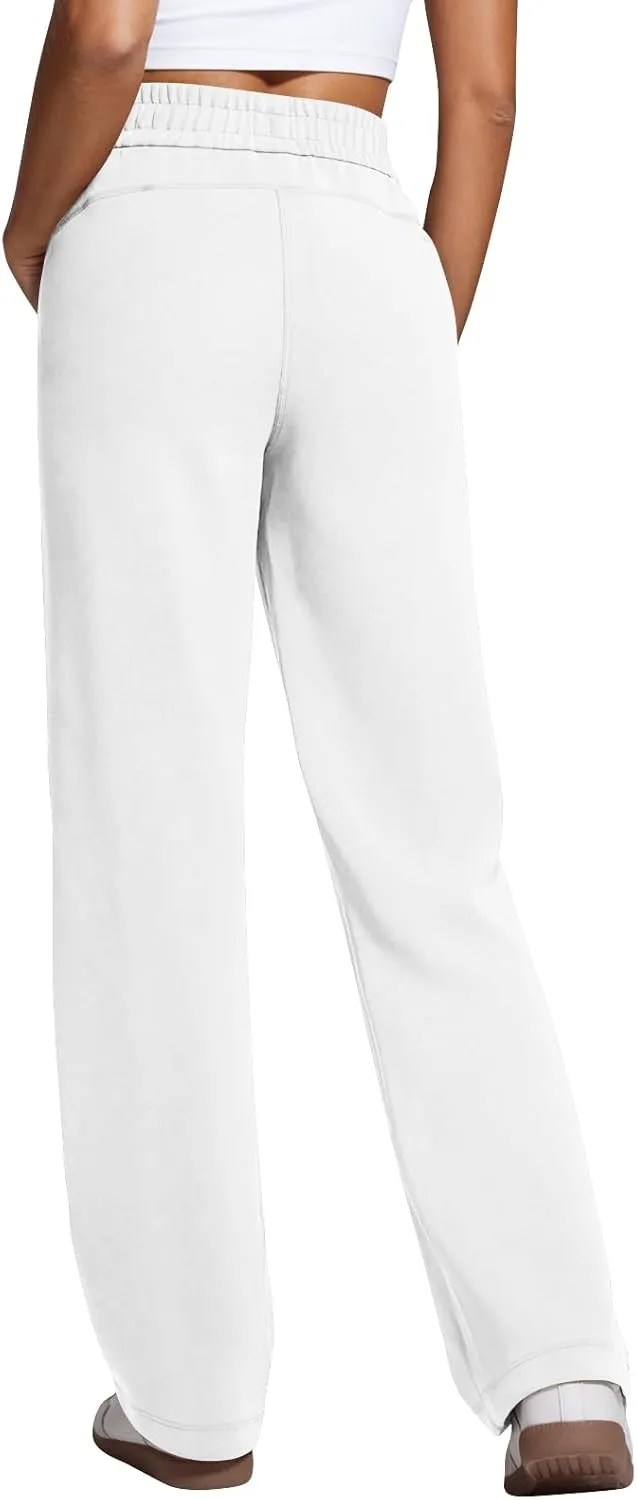 Baggy Wide Leg Sweatpants for Women High Waisted Lounge Travel Casual Petite Pants Elastic Waist Sweat Pants Y2k