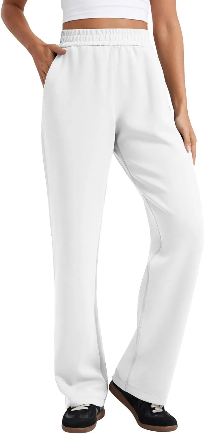 Baggy Wide Leg Sweatpants for Women High Waisted Lounge Travel Casual Petite Pants Elastic Waist Sweat Pants Y2k