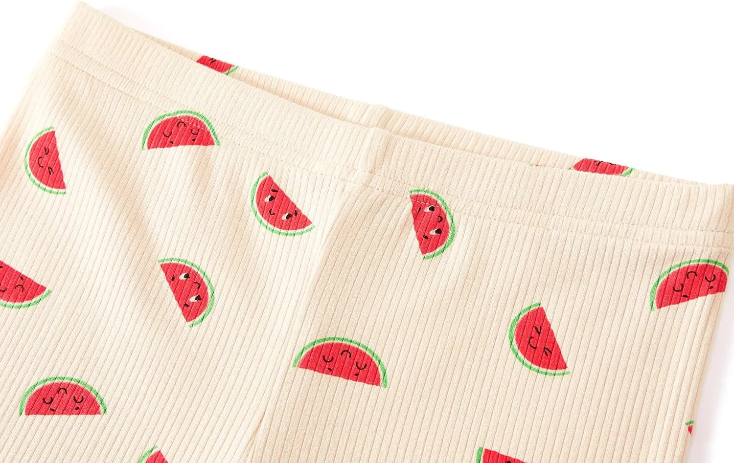 Beezizac Toddler & Little Girls Pajamas Cute Ditsy Floral/Strawberry Fruit Tee & Pants PJ Spring Set Kid Size 2T- 10