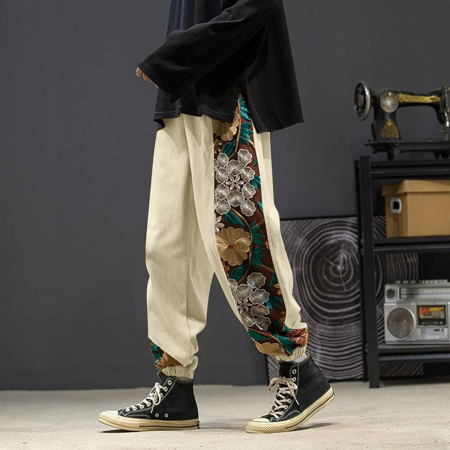 Big and Tall Cargo Pants for Men Sweatpants for Men Lightweight Loose Cargo Pants Sweatpants with Pockets for Running