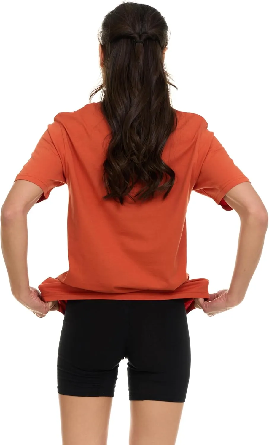 BILLIONHATS Womens Oversized Cotton T-Shirts, Crew Neck Short Sleeve Baggy Loose Tops Oversize Tees