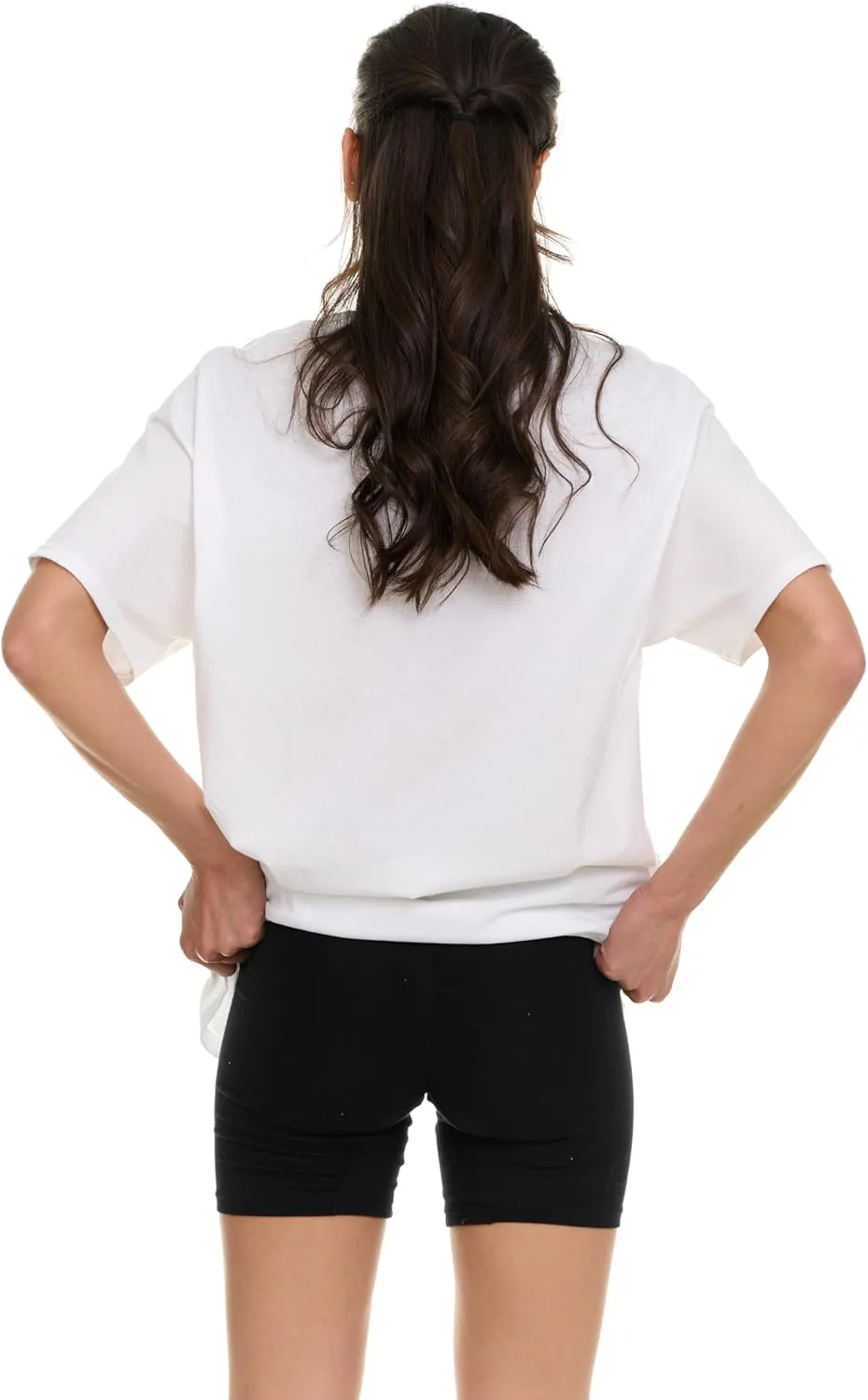BILLIONHATS Womens Oversized Cotton T-Shirts, Crew Neck Short Sleeve Baggy Loose Tops Oversize Tees