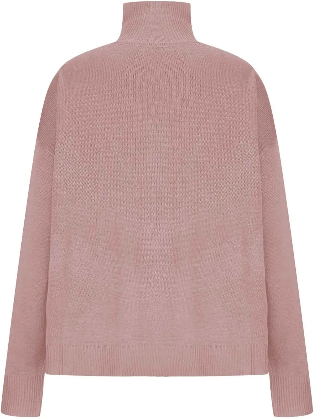 Binmer Oversized Turtleneck Sweaters for Womens 2024 Winter Casual Long Sleeve Knit Pullover Sweater Loose Warm Jumper Tops