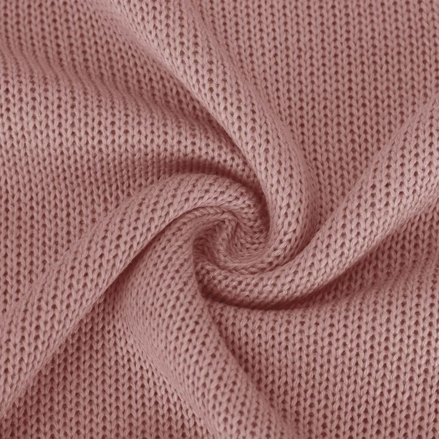 Binmer Oversized Turtleneck Sweaters for Womens 2024 Winter Casual Long Sleeve Knit Pullover Sweater Loose Warm Jumper Tops