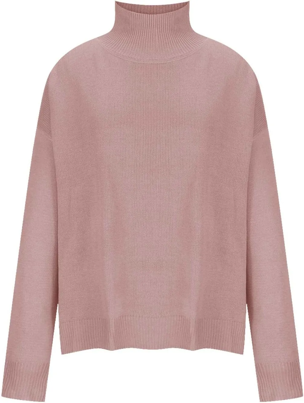 Binmer Oversized Turtleneck Sweaters for Womens 2024 Winter Casual Long Sleeve Knit Pullover Sweater Loose Warm Jumper Tops