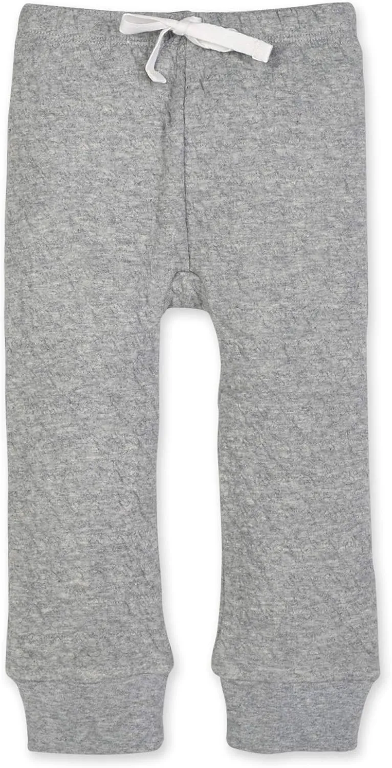 Burt's Bees Baby Knit Jogger Pants, Baby Sweatpants, 100% Organic Cotton Infant Bottoms