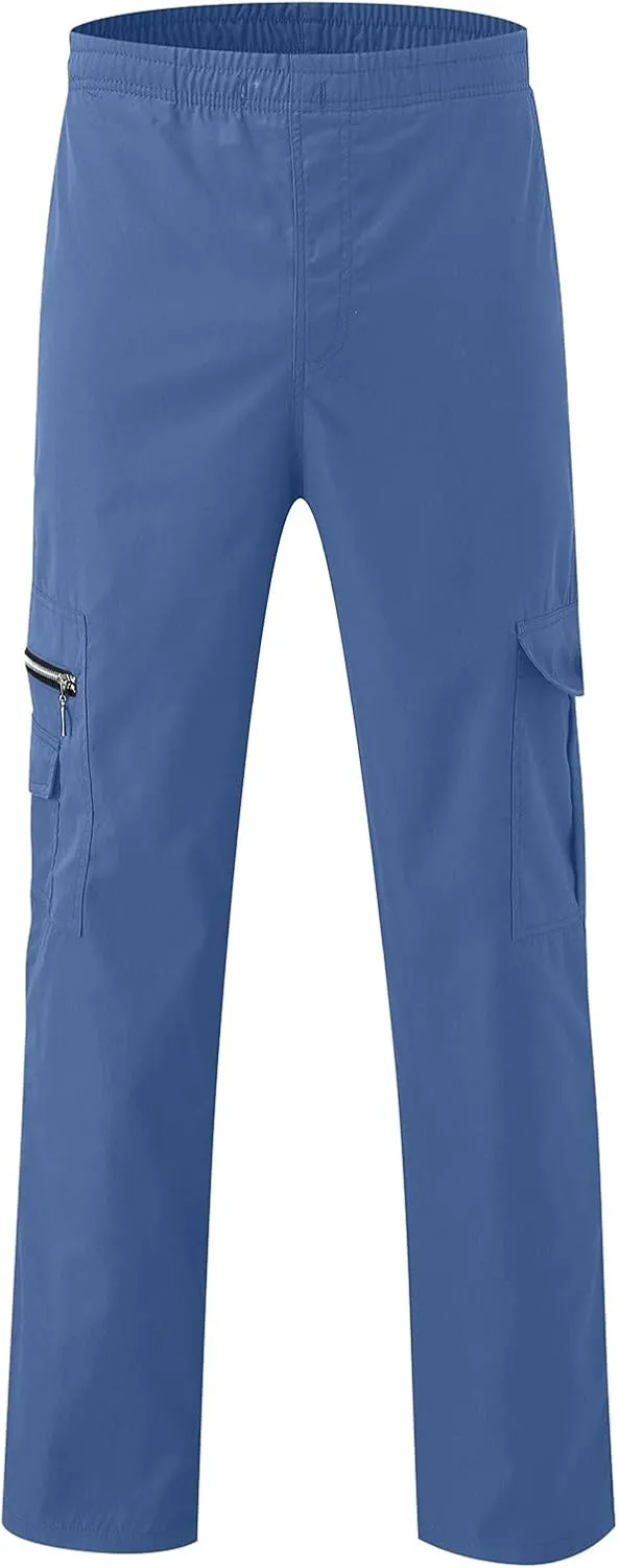 Cargo Pants for Men Relaxed Fit Mens Cargo Pants Comfortable Basic Pants Sport Daily Workout Pants Mens Baggy Joggers