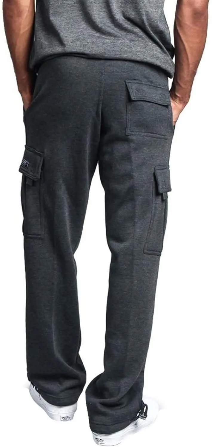Cargo Pants for Men Relaxed Fit Pockets Men's Graphic Sweatpants Athletic Gym Running Workout Pants Drawstring Jogger