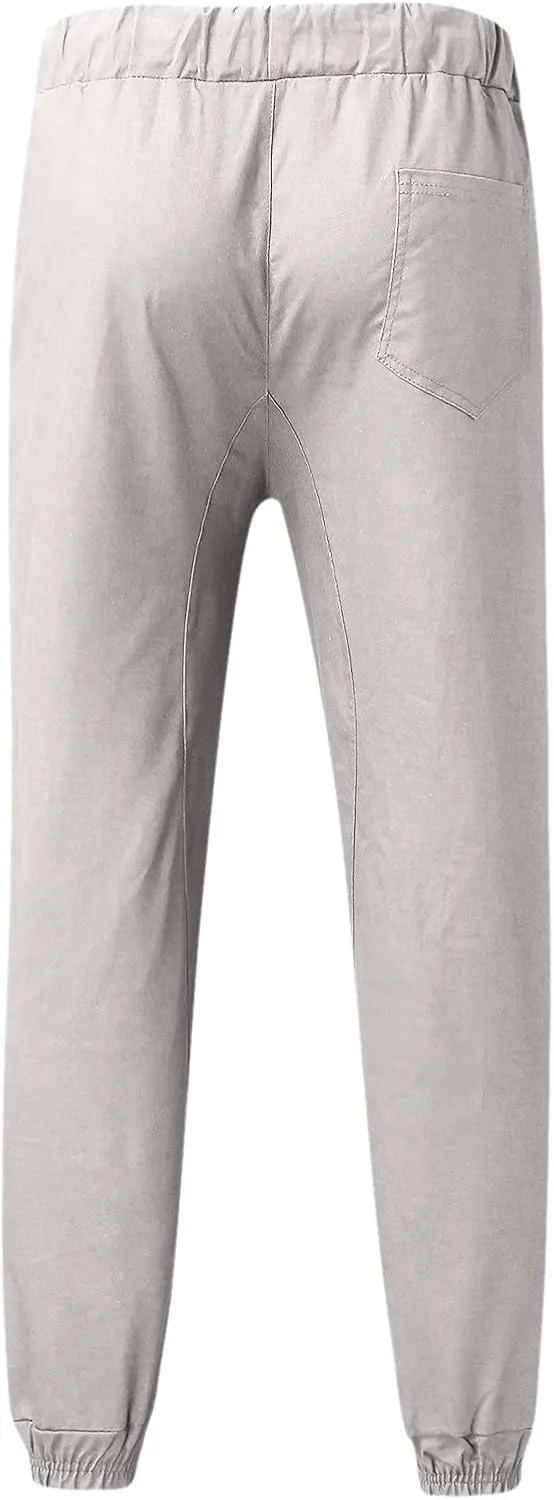 Cargo Pants for Men Relaxed Fit Trousers Casual Outdoor Joggers Lightweight Sweatpants for Men Jogging Cargo Pants