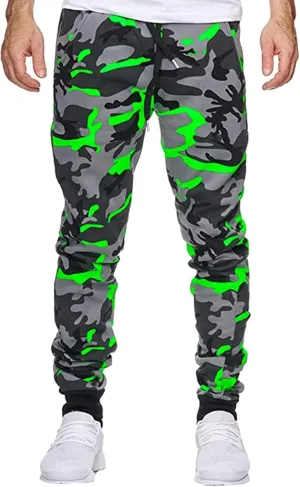 Casual Shot Camo Cargo Pants for Men Fitness Jogging Print Running Sports Outdoor Golf Tactical Military Training Trousers