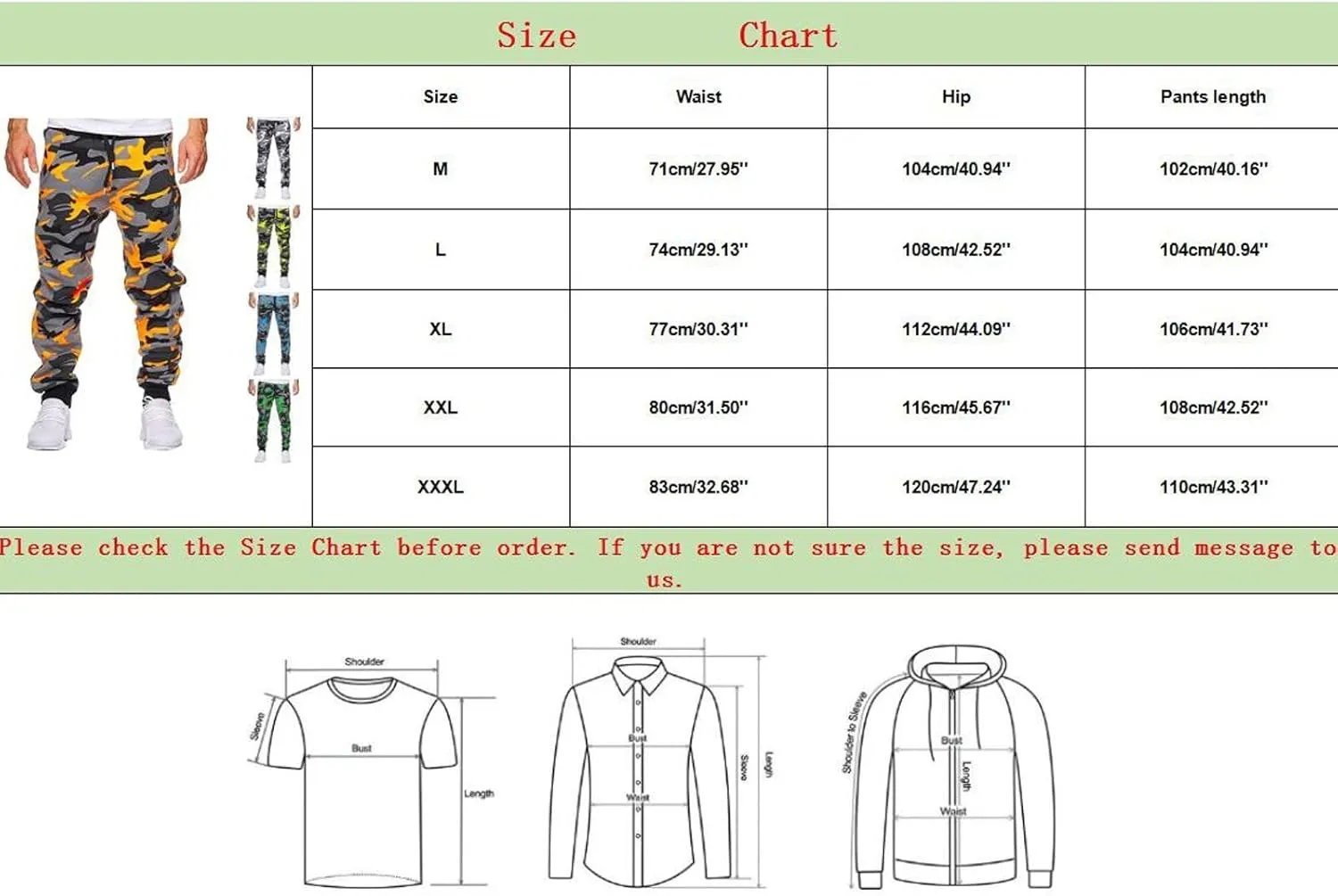 Casual Shot Camo Cargo Pants for Men Fitness Jogging Print Running Sports Outdoor Golf Tactical Military Training Trousers