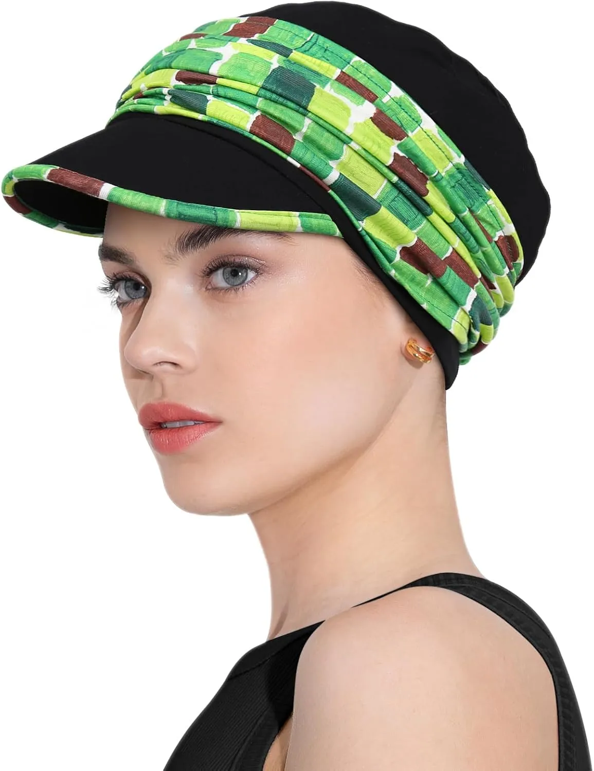 Chemo Headwear Viscose Newsboy Cap for Women Summer Hats