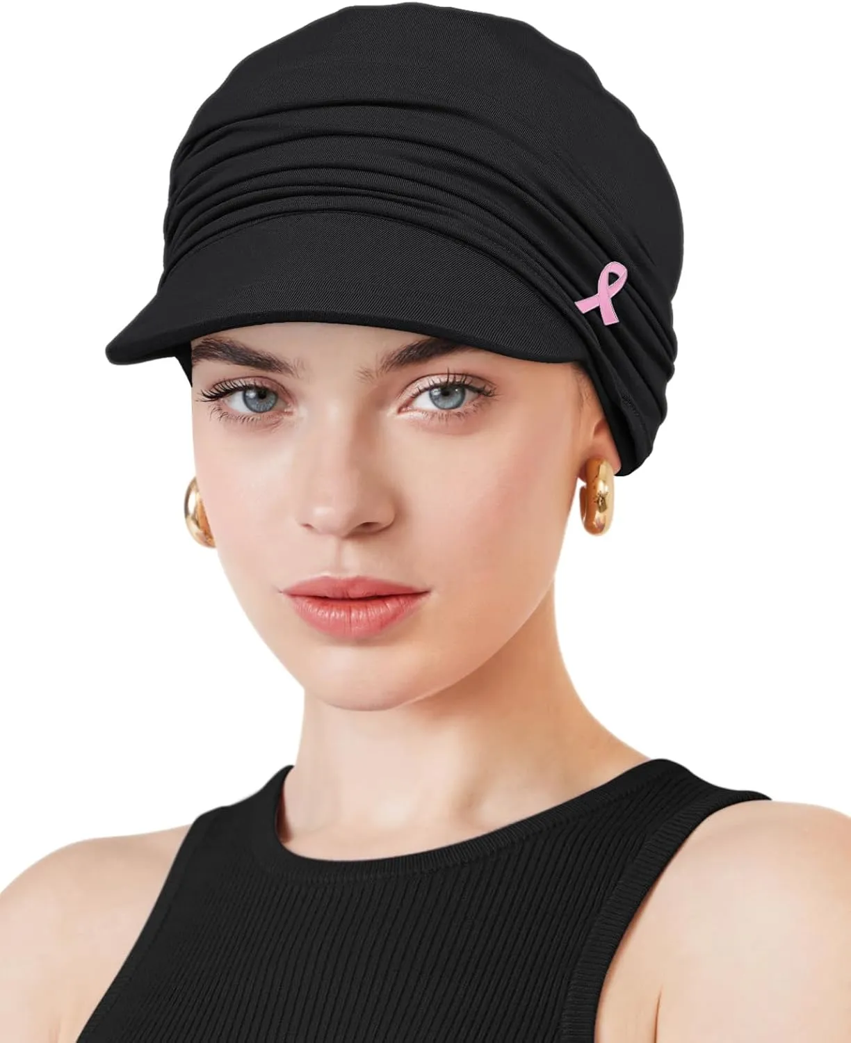 Chemo Headwear Viscose Newsboy Cap for Women Summer Hats