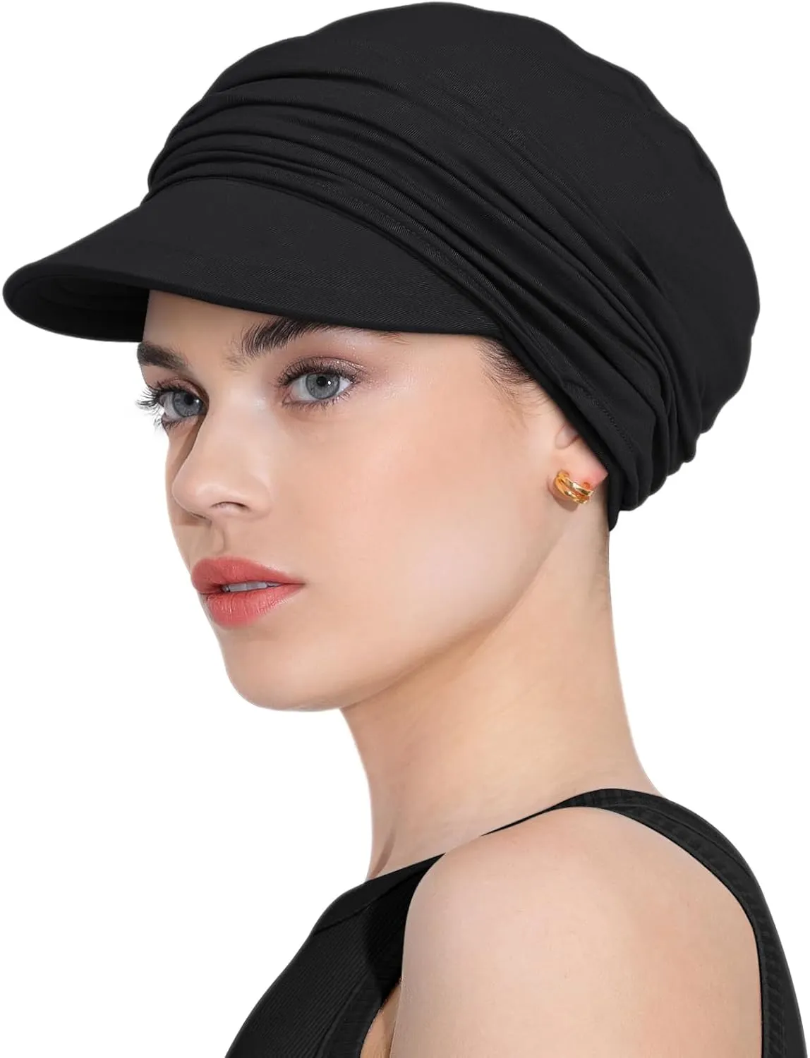 Chemo Headwear Viscose Newsboy Cap for Women Summer Hats