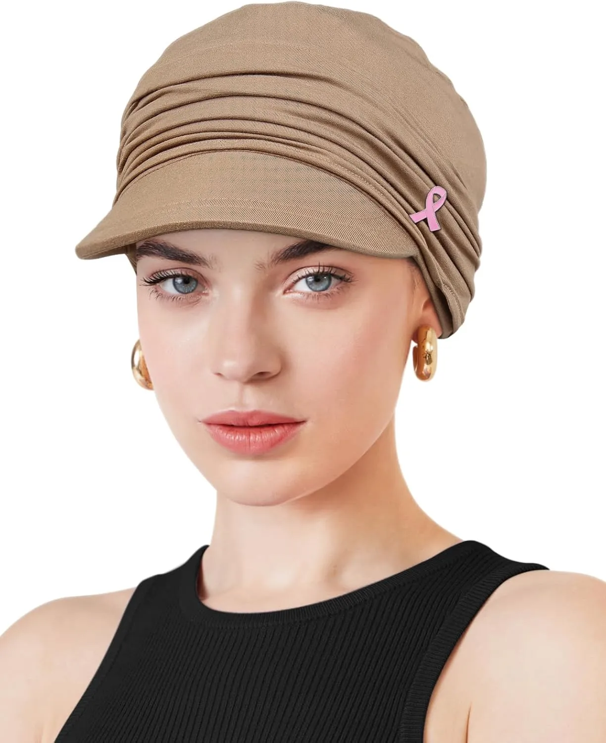 Chemo Headwear Viscose Newsboy Cap for Women Summer Hats