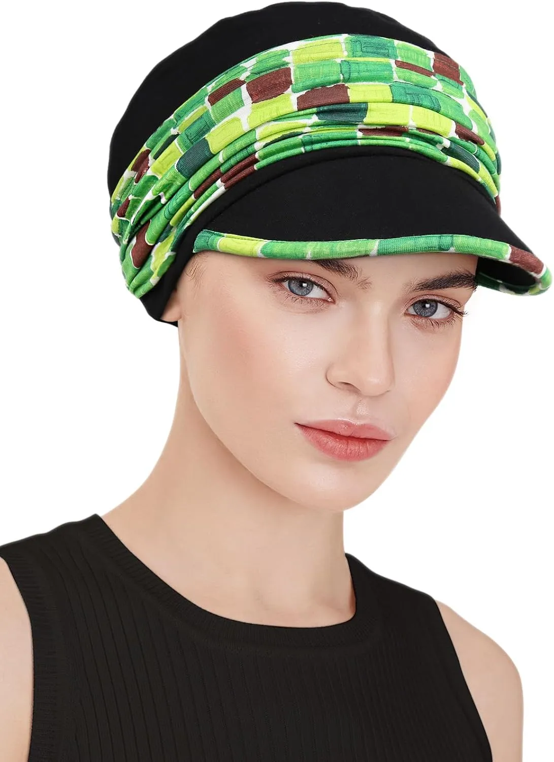 Chemo Headwear Viscose Newsboy Cap for Women Summer Hats