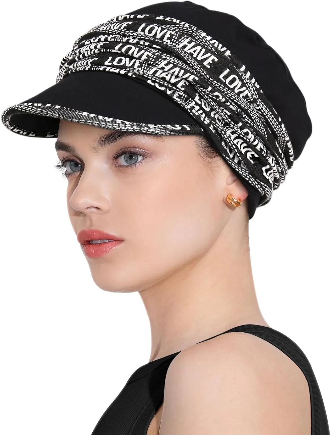 Chemo Headwear Viscose Newsboy Cap for Women Summer Hats