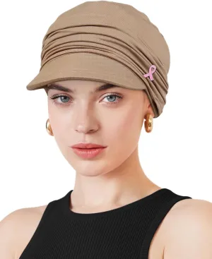 Chemo Headwear Viscose Newsboy Cap for Women Summer Hats
