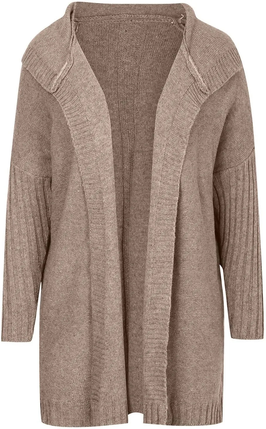 cooki Women's 2024 Fall Fashion Open Front Chunky Knit Sweater Cardigans Oversized Long Sleeve Cardigans Jacket Outerwear