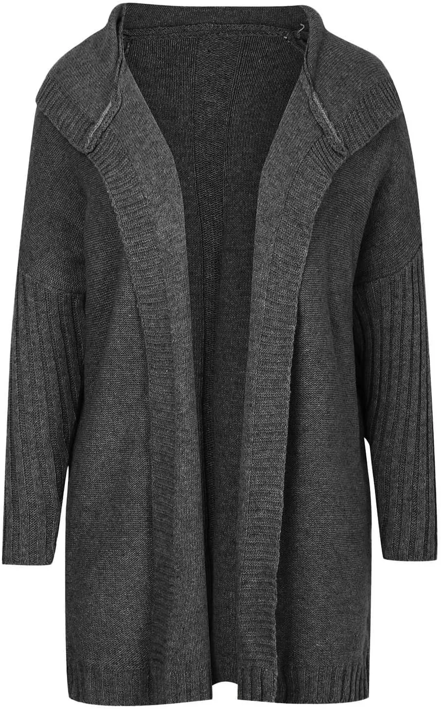 cooki Women's 2024 Fall Fashion Open Front Chunky Knit Sweater Cardigans Oversized Long Sleeve Cardigans Jacket Outerwear
