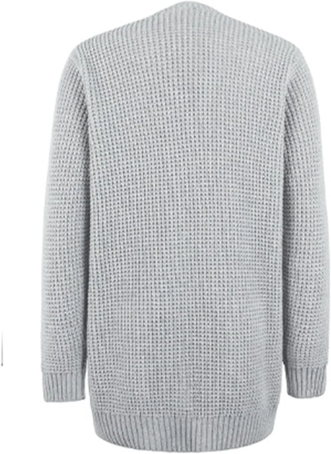 cooki Women's 2024 Fall Fashion Open Front Chunky Knit Sweater Cardigans Oversized Long Sleeve Cotton Cardigans Jacket