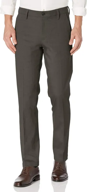 Dockers Men's Straight Fit Workday Khaki Smart 360 Flex Pants (Regular and Big & Tall), Storm Grey, 36W x 29L