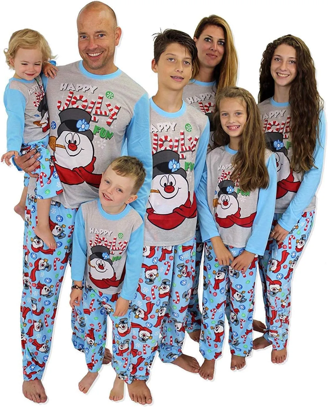 Family Matching Christmas Pajamas Set Cotton Xmas Deer Holiday Pajamas Sleepwear Dad Mom Kids PJs
