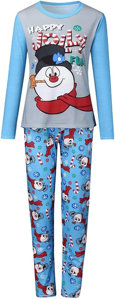 Family Matching Christmas Pajamas Set Cotton Xmas Deer Holiday Pajamas Sleepwear Dad Mom Kids PJs