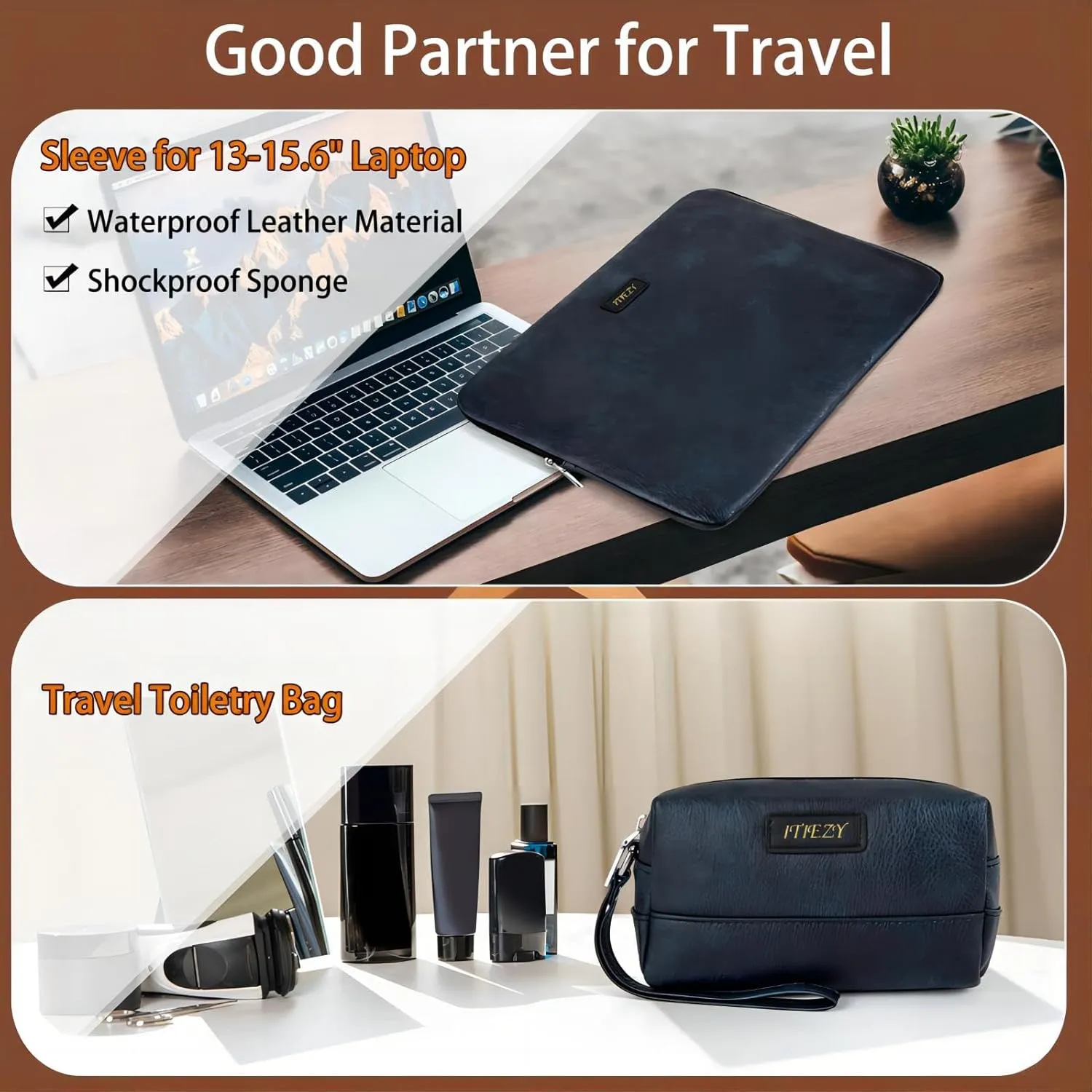 Garment Bag for Travel, Convertible Carry on Garment Duffel Bag for Men 3Pcs Weekender Bag 2 in 1 Hanging Suitcase Suit Bag