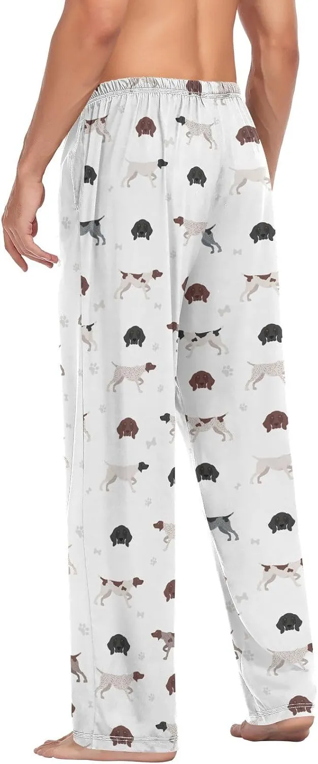 German Shorthaired Pointer Dogs Men's Pajama Pants Sleepwear Lounge Pajama Bottoms