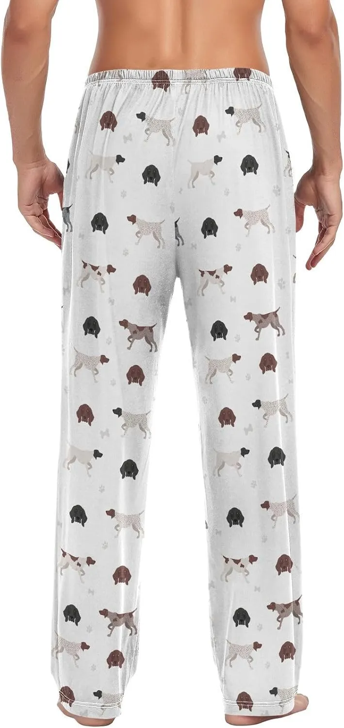 German Shorthaired Pointer Dogs Men's Pajama Pants Sleepwear Lounge Pajama Bottoms