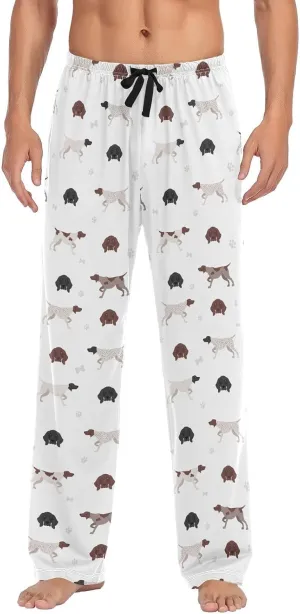 German Shorthaired Pointer Dogs Men's Pajama Pants Sleepwear Lounge Pajama Bottoms