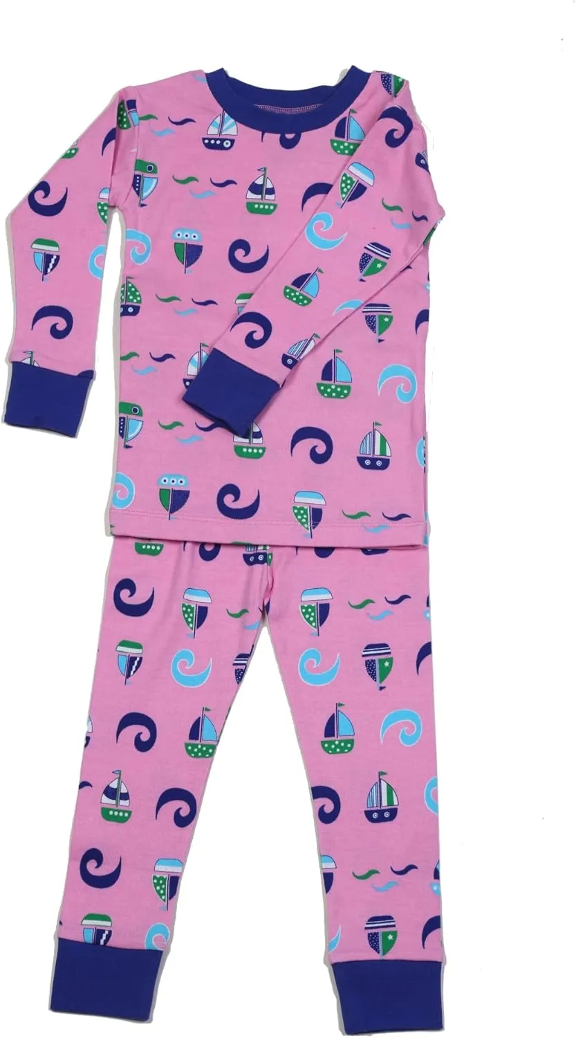 Girls' Organic Cotton Snuggly Pajamas
