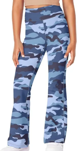 Girls Yoga Pants Size 5-14 Cute Flare Leggings for Girls Bell Bottoms