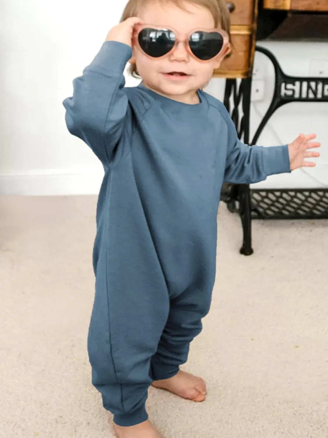GUNAMUNA Unisex Baby Cotton Jumpsuit, Soft and Breathable Toddler Daywear, New Spring Colors
