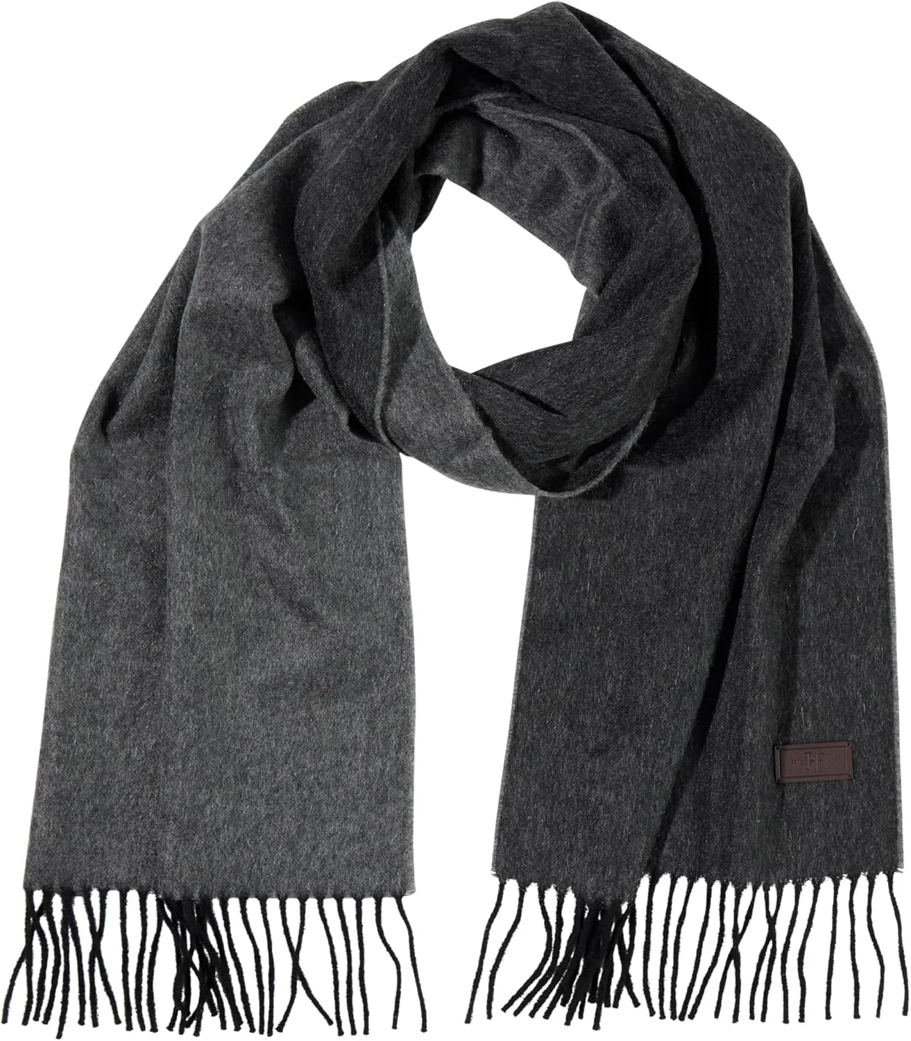 Hickey Freeman Patterned 100% Italian Cashmere Scarf for Men – Ultra-Soft Men’s Winter Scarves, 66-Inches x 12-Inches