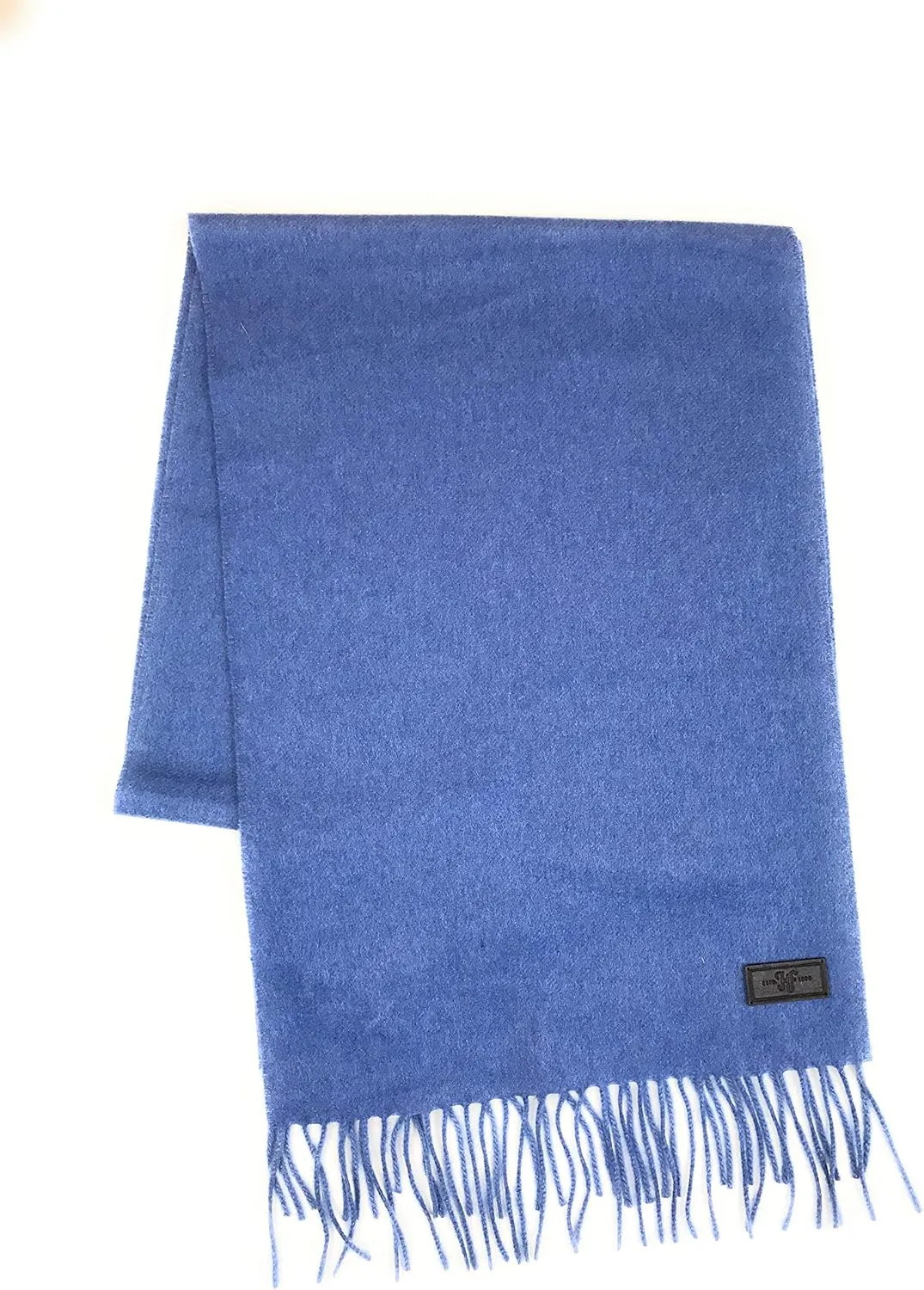 Hickey Freeman Solid 100% Italian Cashmere Scarf for Men – Ultra-Soft Men’s Winter Scarves, 72-Inches x 12-Inches