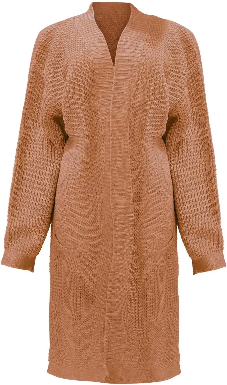 iLH Womens Sweater Cardigan Open Front Chunky Knit Cardigan For Women Fall Winter Leisure Loose Fit Sweater Cardigan