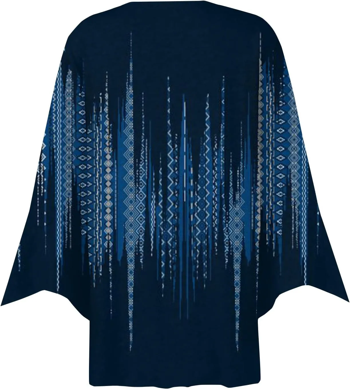 Kimono Cardigans for Women 3/4 Sleeve Button Down Cardigans Floral Printed Casual Loose Open Front Cardigan