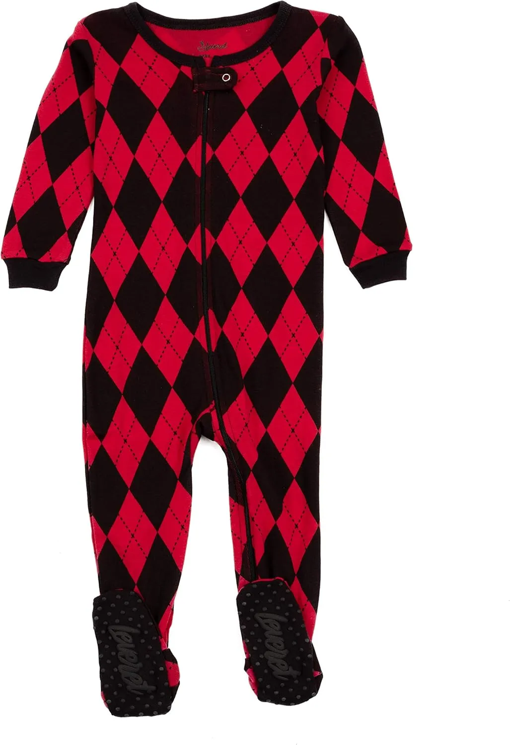 Leveret Kids Pajamas Baby Boys Girls Christmas Footed Pajamas Sleeper 100% Cotton (Size 6-12 Months-5 Toddler)