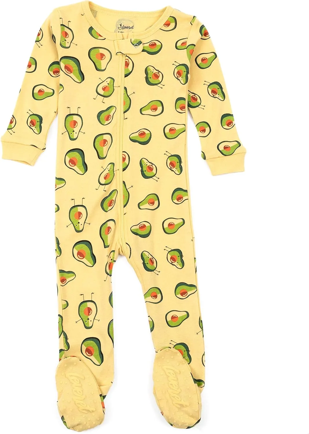 Leveret Kids Pajamas Baby Boys Girls Footed Pajamas Sleeper 100% Cotton Plaids (Size 6-12 Months-5 Toddler)