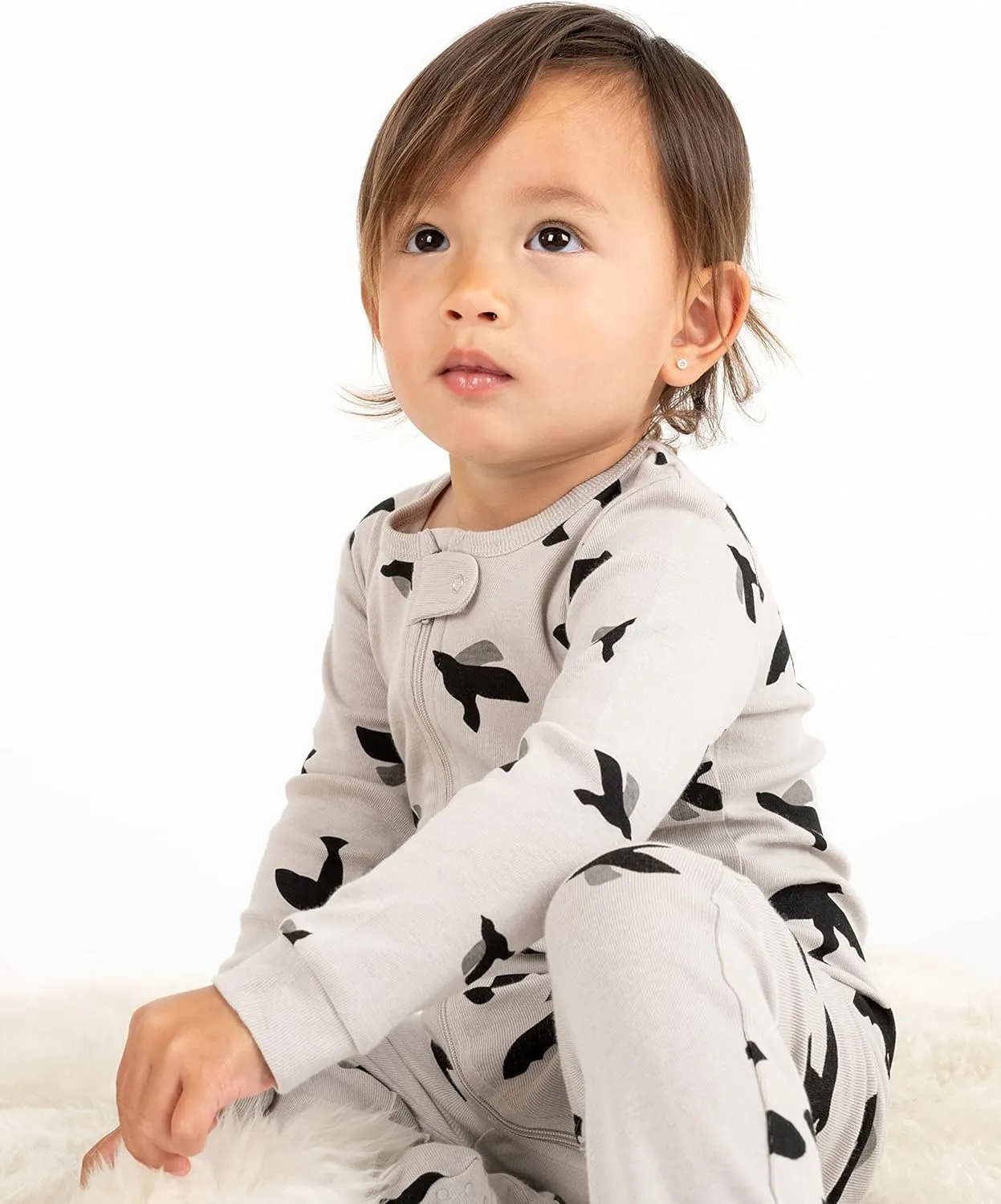 Leveret Kids Pajamas Baby Boys Girls Footed Pajamas Sleeper 100% Cotton Plaids (Size 6-12 Months-5 Toddler)