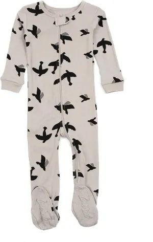 Leveret Kids Pajamas Baby Boys Girls Footed Pajamas Sleeper 100% Cotton Plaids (Size 6-12 Months-5 Toddler)