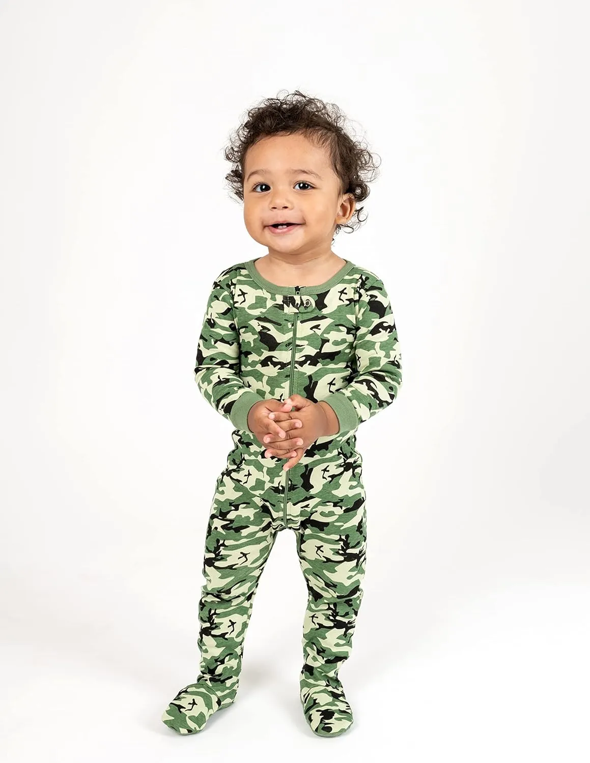 Leveret Kids Pajamas Baby Boys Girls Footed Pajamas Sleeper 100% Cotton (Size 6-12 Months-5 Toddler)